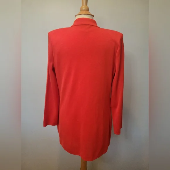 MISOOK Knitted Oranged Studded Stretch Tank & Jacket Twin Set SZ S/M